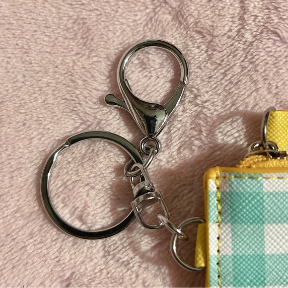 Keroppi Green & White Gingham Card Wallet - NWOT - Picture 5 of 7